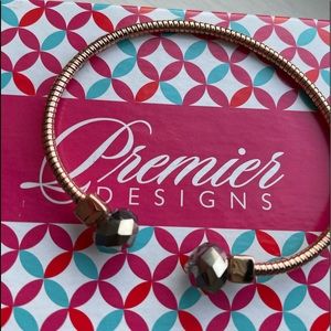 NWOT Premier Designs Rose Gold Cuff